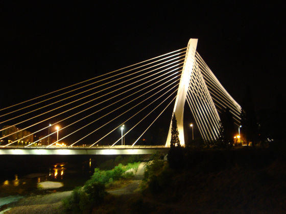 Brücke über die Morača, Podgorica, Montenegro, © Thede Kahl Brücke über die Morača, Podgorica, Montenegro, © Thede Kahl